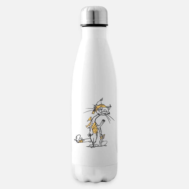Resilient_Cat - Isolierflasche - Weiß