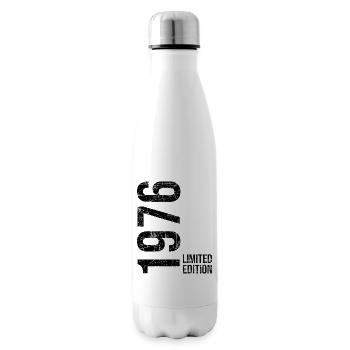 1976 Birthday 50 Decoration Funny 50 Birthday - Insulated Water Bottle - white - Right