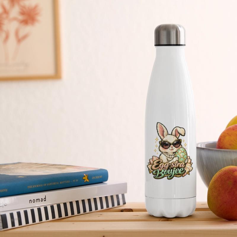 Egg-stra Boujee Easter Bunny Easter Insulated Water Bottle