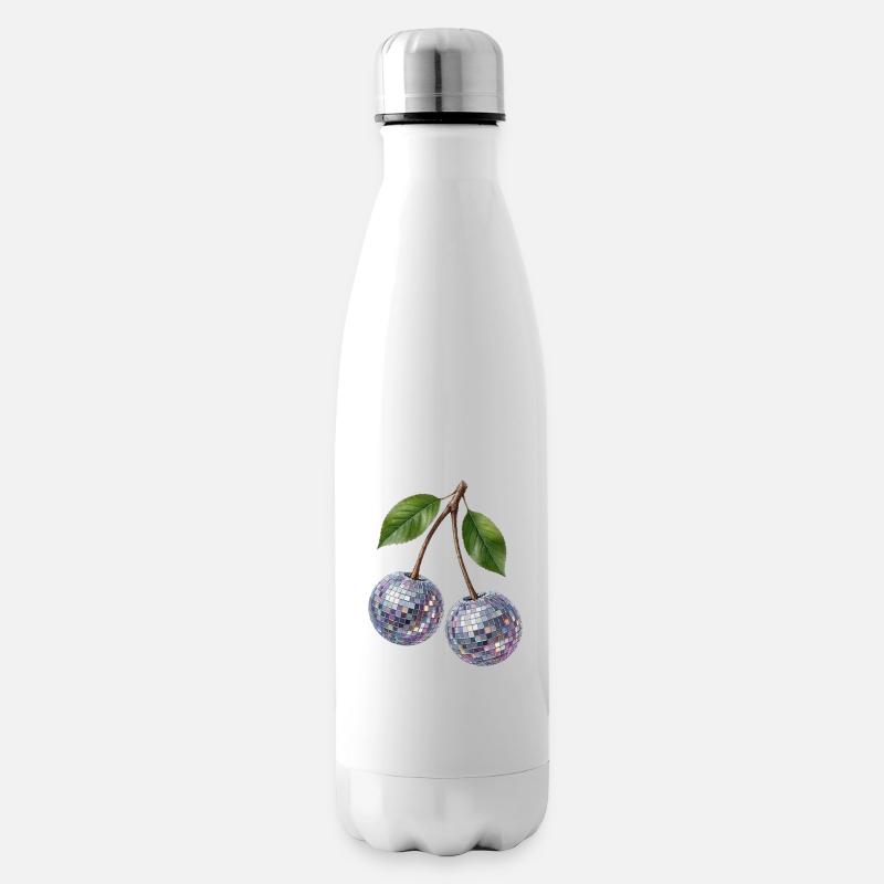 Disco Cherry - Bouteille isotherme - blanc