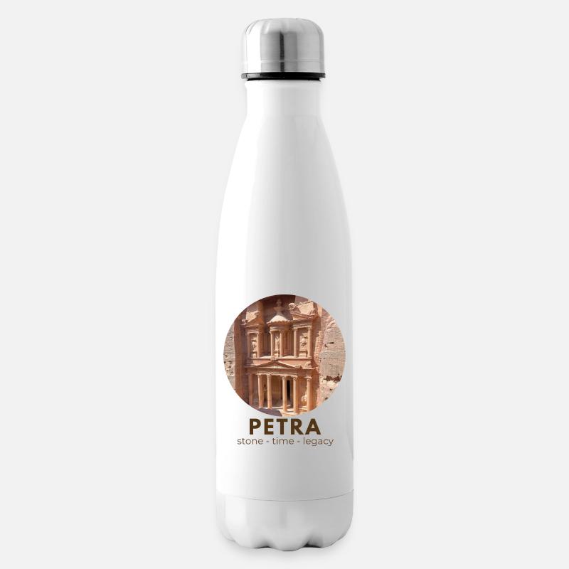 Trésor de Petra 3 - Bouteille isotherme - blanc