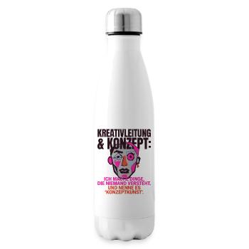 Brutalismus Truth Architektur Design - Isolierflasche - Weiß - Rechts