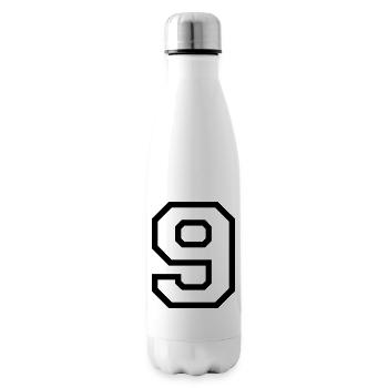 DIE NUMMER 9 - NEUN - Isolierflasche - Weiß - Rechts