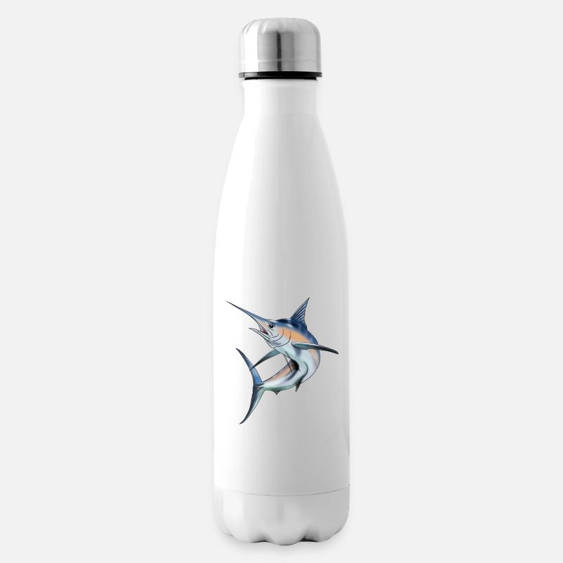 Speerfisch - Isolierflasche - Weiß