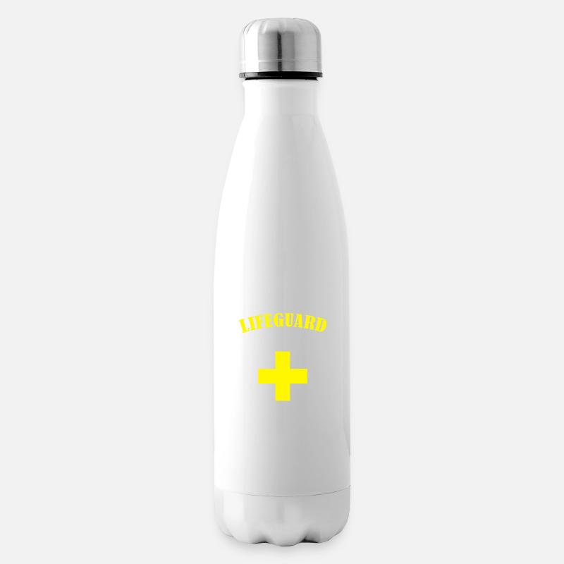 surveillant de baignade - Bouteille isotherme - blanc
