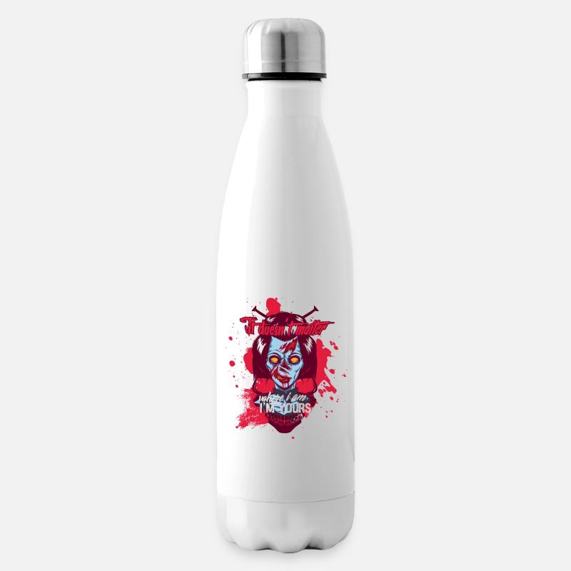 Je suis à vous - Bouteille isotherme - blanc