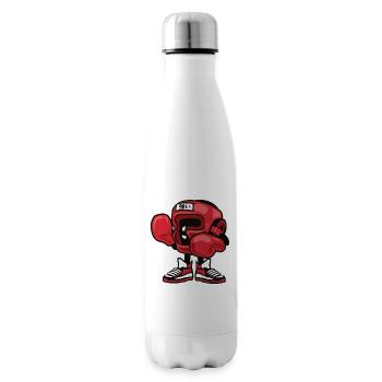 CARTOON BOXER - bande dessinée et chemise de motif de bande dessinée - Bouteille isotherme - blanc - Droite