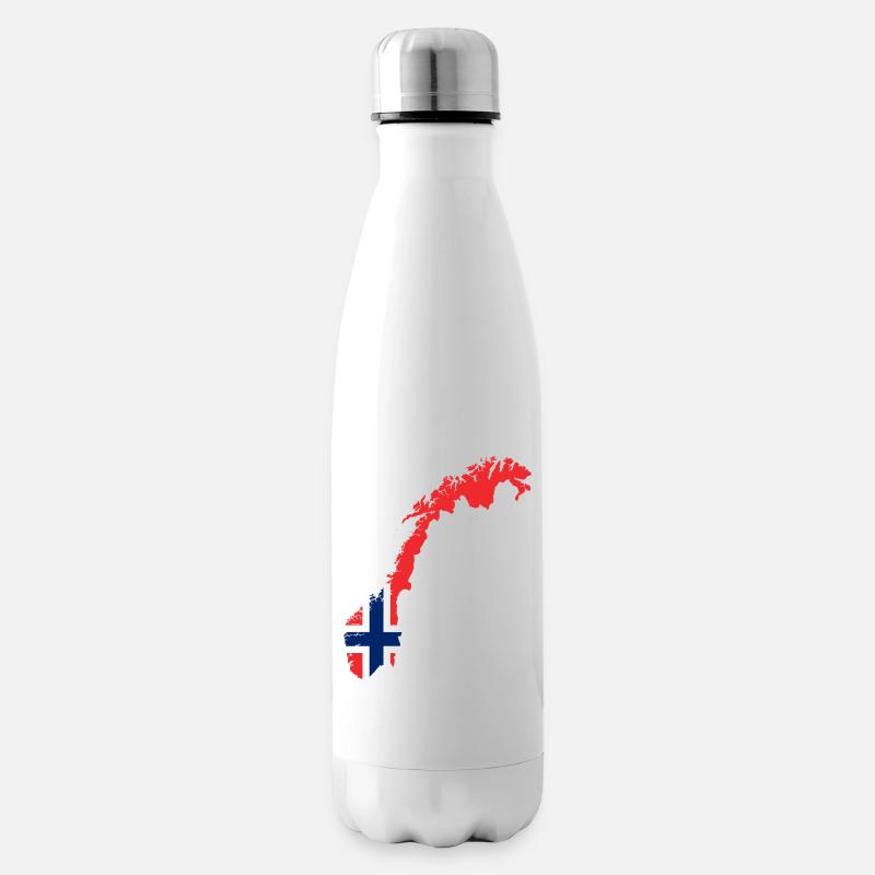 Norvège - Bouteille isotherme - blanc