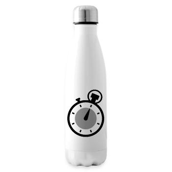 clock time clock time hourglass hourglass hourglass7 - Insulated Water Bottle - white - Right