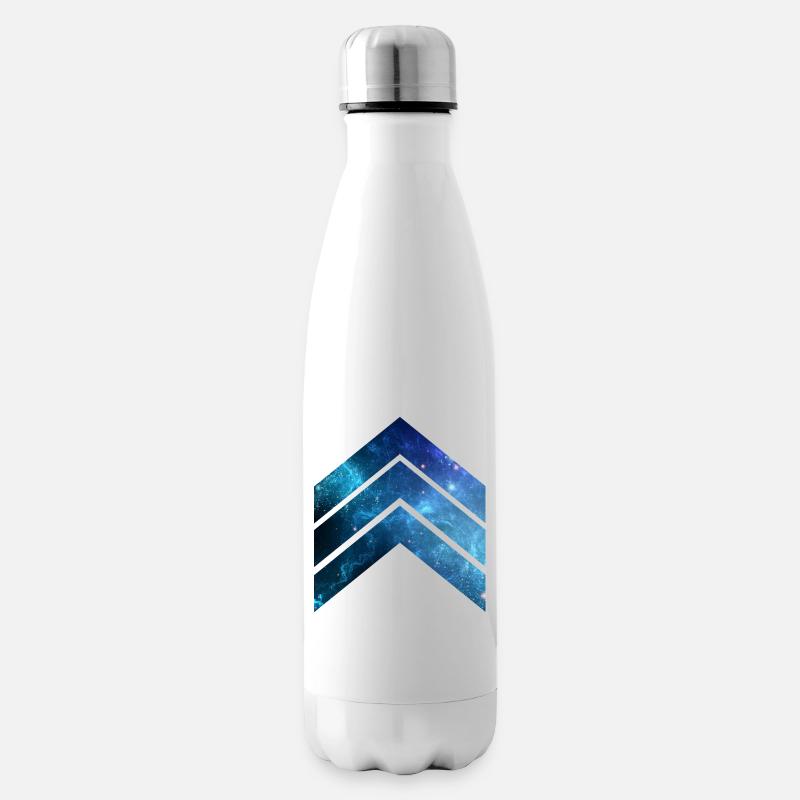 Bleu Galaxy 2 - Bouteille isotherme - blanc