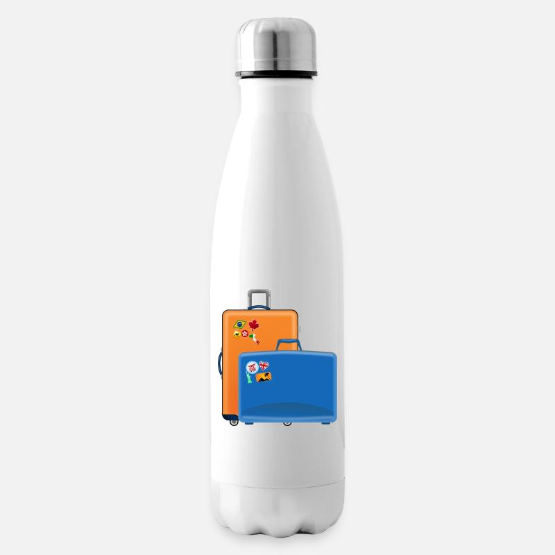 valise - Bouteille isotherme - blanc