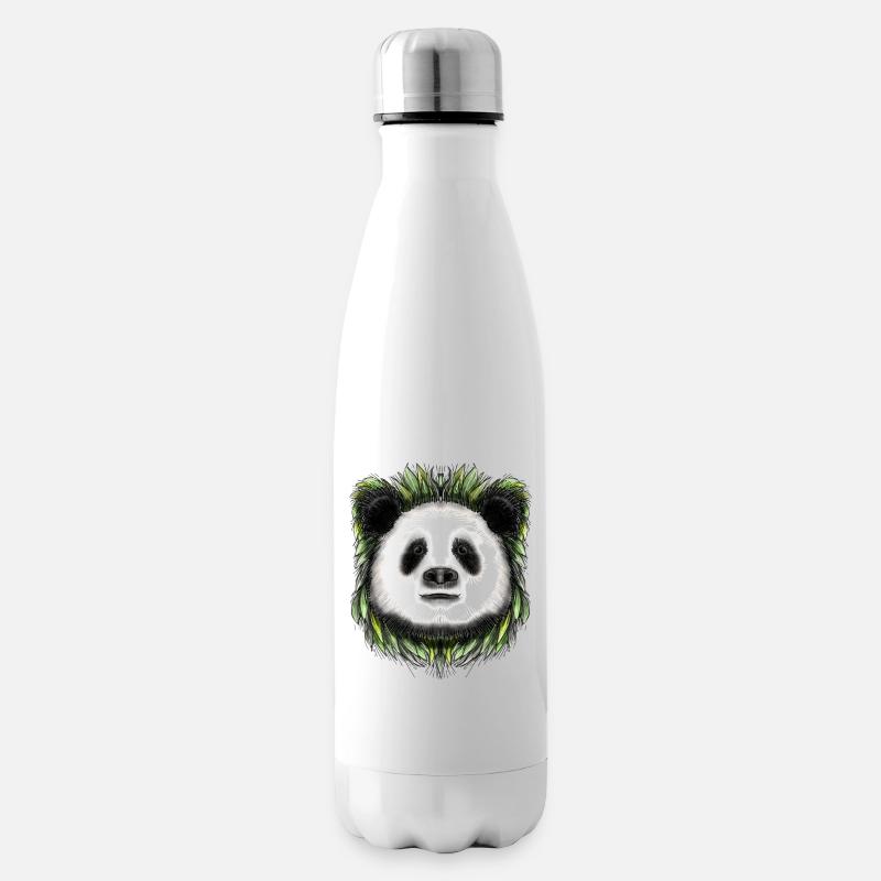 Ping Panda par Jon Ball - Bouteille isotherme - blanc
