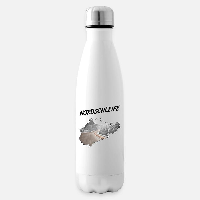 Nordschleife - Isolierflasche - Weiß