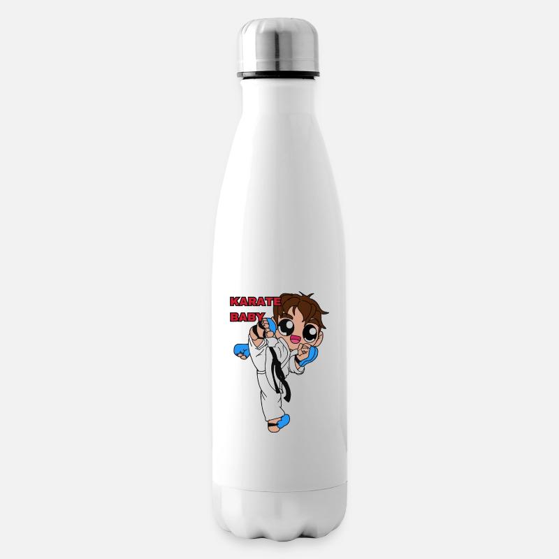 Baby Karateka - Isolierflasche - Weiß