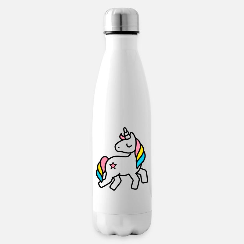 licorne - Bouteille isotherme - blanc