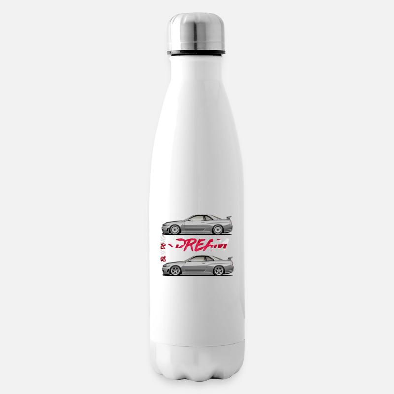 JDM Auto Skyline Turbo Racing Car Tuning Geschenk - Isolierflasche - Weiß