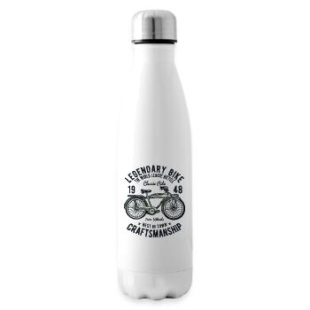 Klassisches Fahrrad - Isolierflasche - Weiß - Rechts