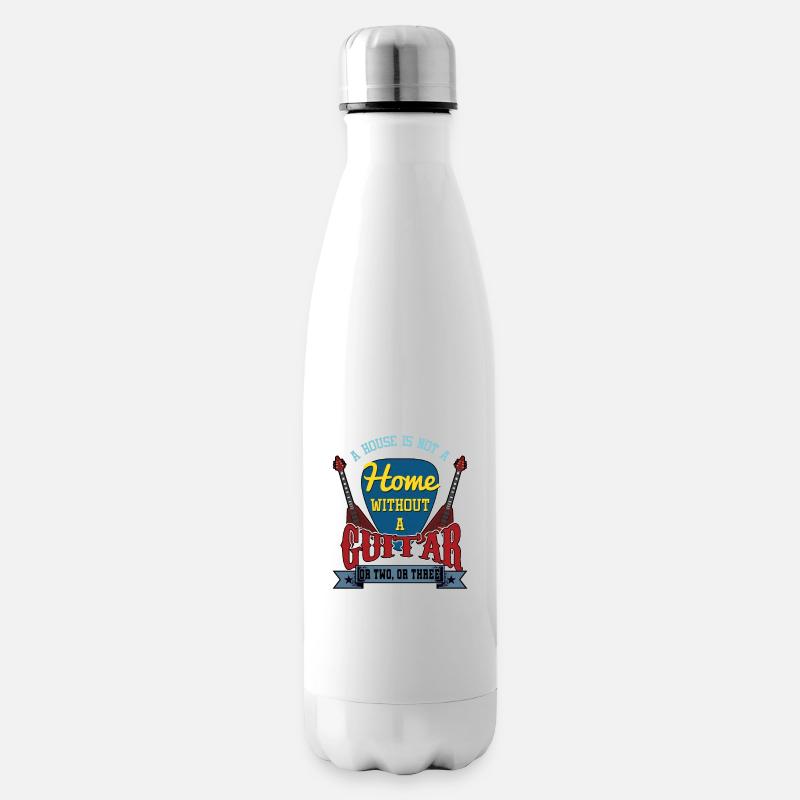 Gitarre - Isolierflasche - Weiß