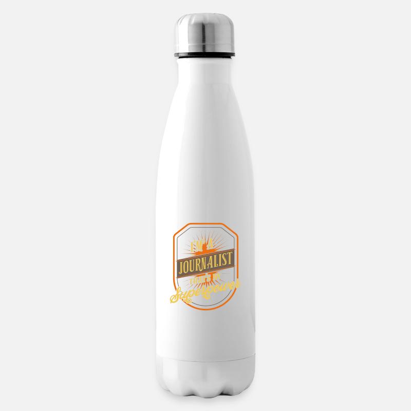 Journaliste - Bouteille isotherme - blanc