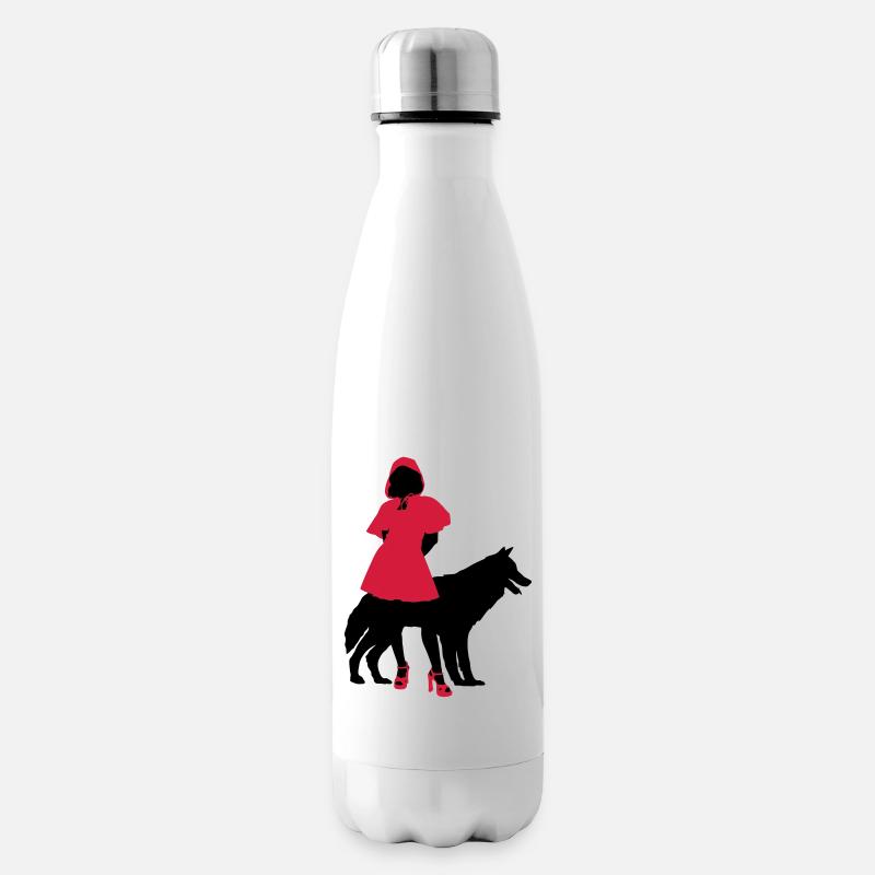 Red Riding Hood - Bouteille isotherme - blanc