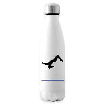 Turnerin, Turnen, Salto 2 - Isolierflasche - Weiß - Rechts