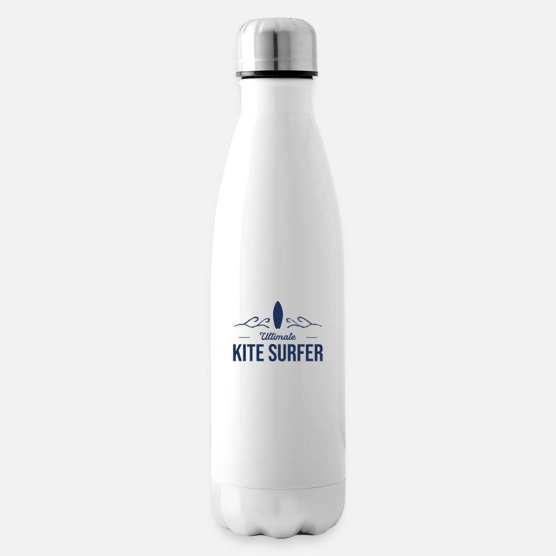 Kitesurfer - Isolierflasche - Weiß