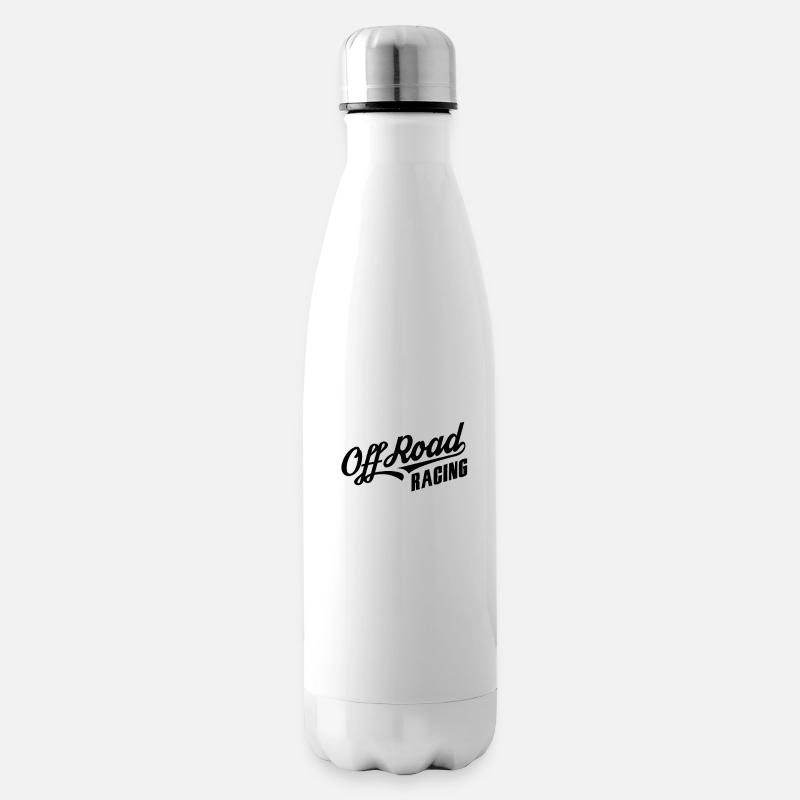 Offroad Off Road Rennen - Isolierflasche - Weiß