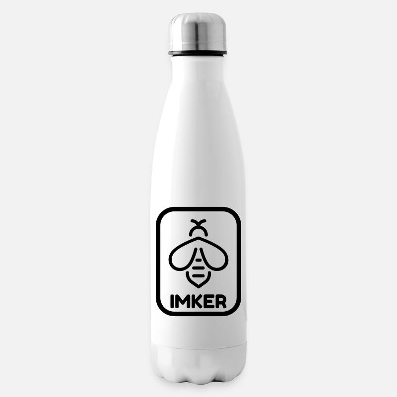 Bienenzucht / Imker / Biene / Honig - Isolierflasche - Weiß