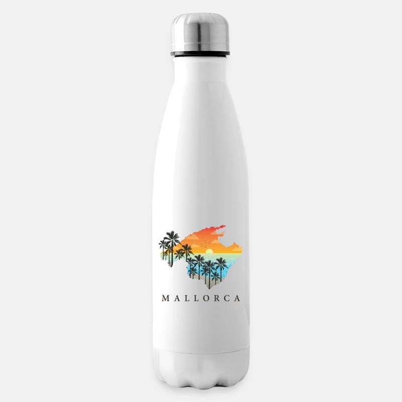 mallorca - Isolierflasche - Weiß