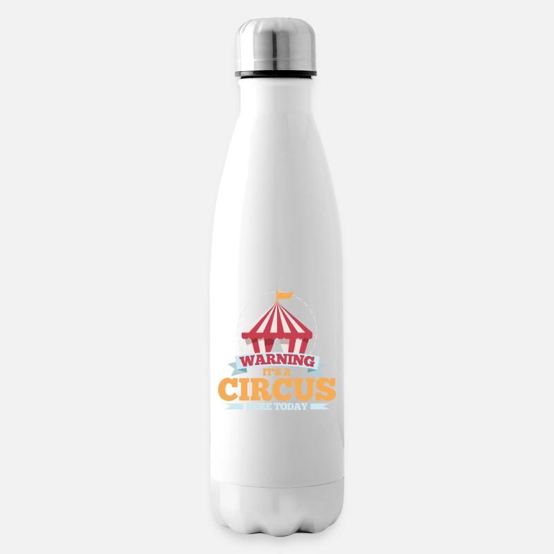 cirque - Bouteille isotherme - blanc