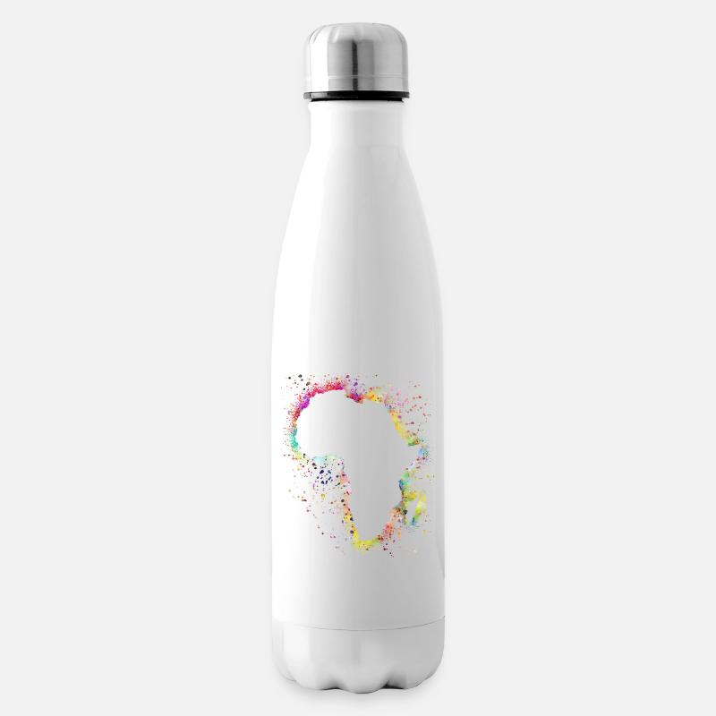 Afrika - Isolierflasche - Weiß