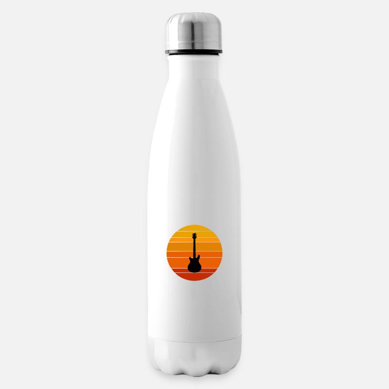 Musikgitarre - Isolierflasche - Weiß