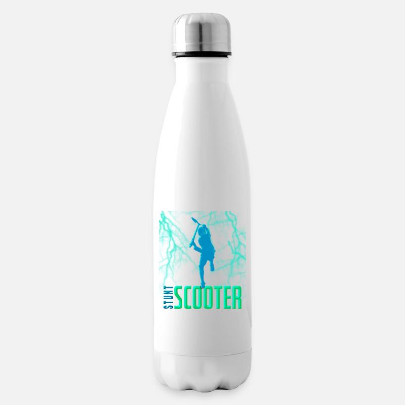Freestyle Scooter Stunt Scooter - Isolierflasche - Weiß