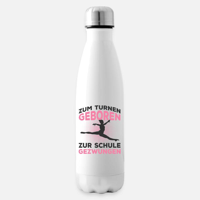 Turnen - Isolierflasche - Weiß