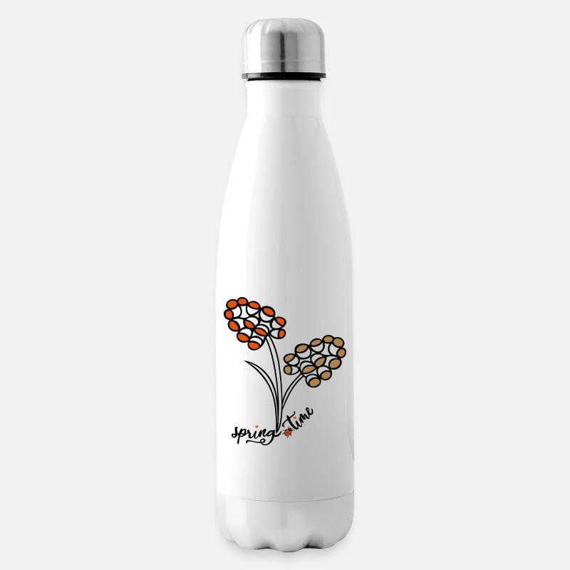 Spring Time - Isolierflasche - Weiß