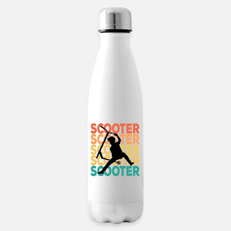 Scooter - Isolierflasche - Weiß