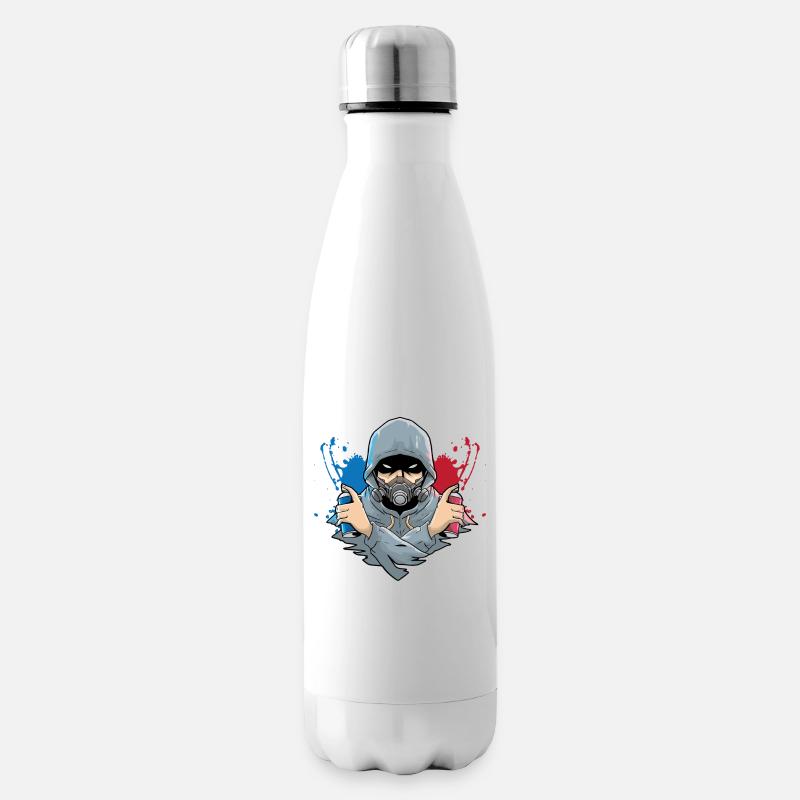 Sprayer Graffiti - Isolierflasche - Weiß