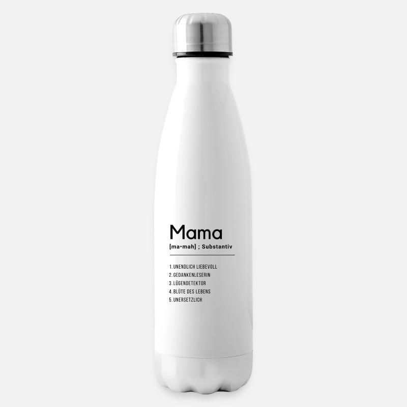 Definition "Mama" - Isolierflasche - Weiß