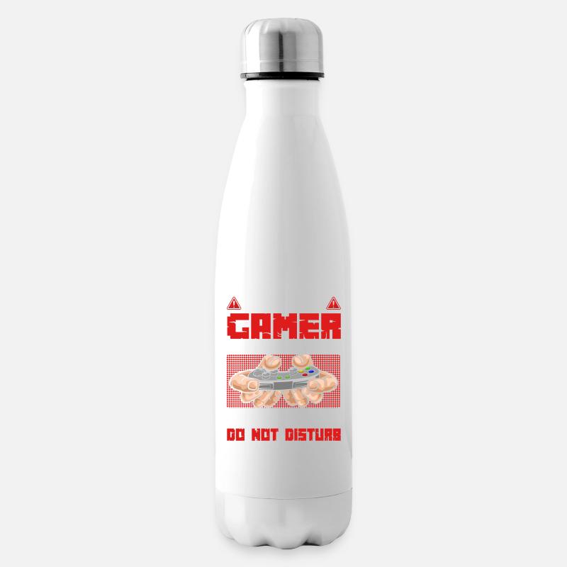 Gamer - Isolierflasche - Weiß