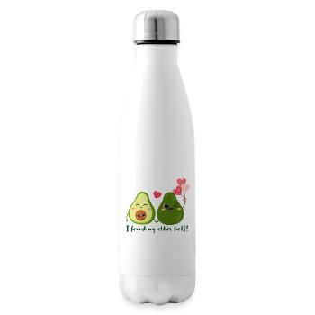 Ich habe meine andere Hälfte gefunden! Original Design - Isolierflasche - Weiß - Rechts
