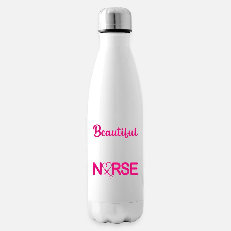 Krankenschwester - Isolierflasche - Weiß