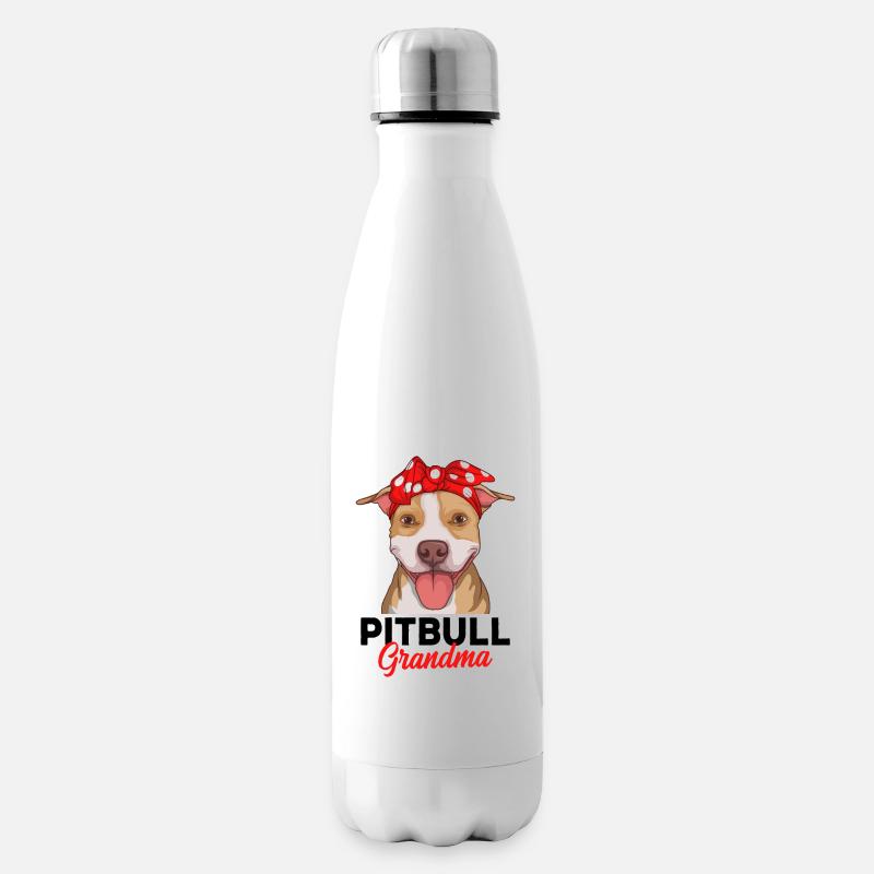 Pitbull - Isolierflasche - Weiß