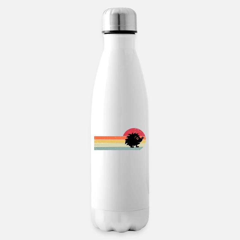 Igel - Isolierflasche - Weiß