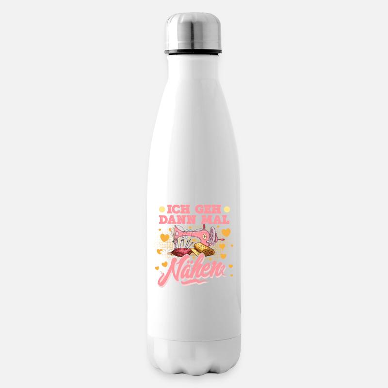 Nähen - Isolierflasche - Weiß