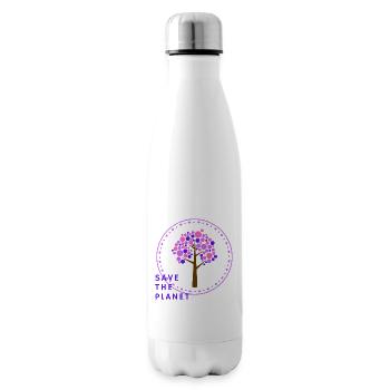 Save The Planet! - Isolierflasche - Weiß - Rechts