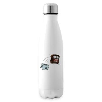 Toast Frühstück - Isolierflasche - Weiß - Rechts