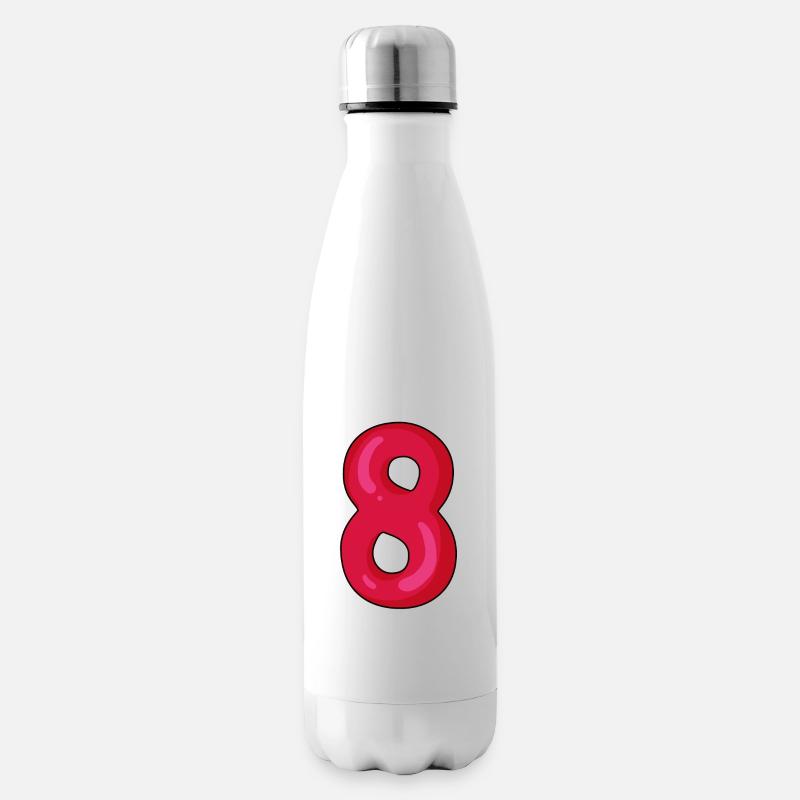 8 - Isolierflasche - Weiß
