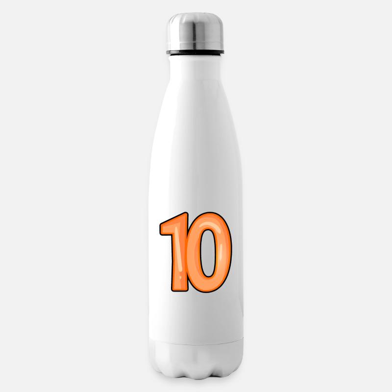 Numéro 10 - Bouteille isotherme - blanc