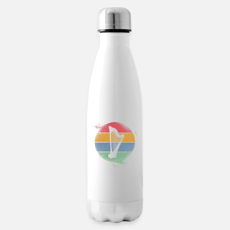 Harfe - Isolierflasche - Weiß
