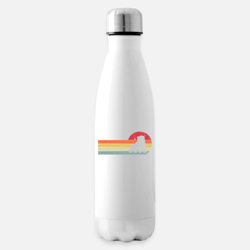 Inline Skates - Isolierflasche - Weiß